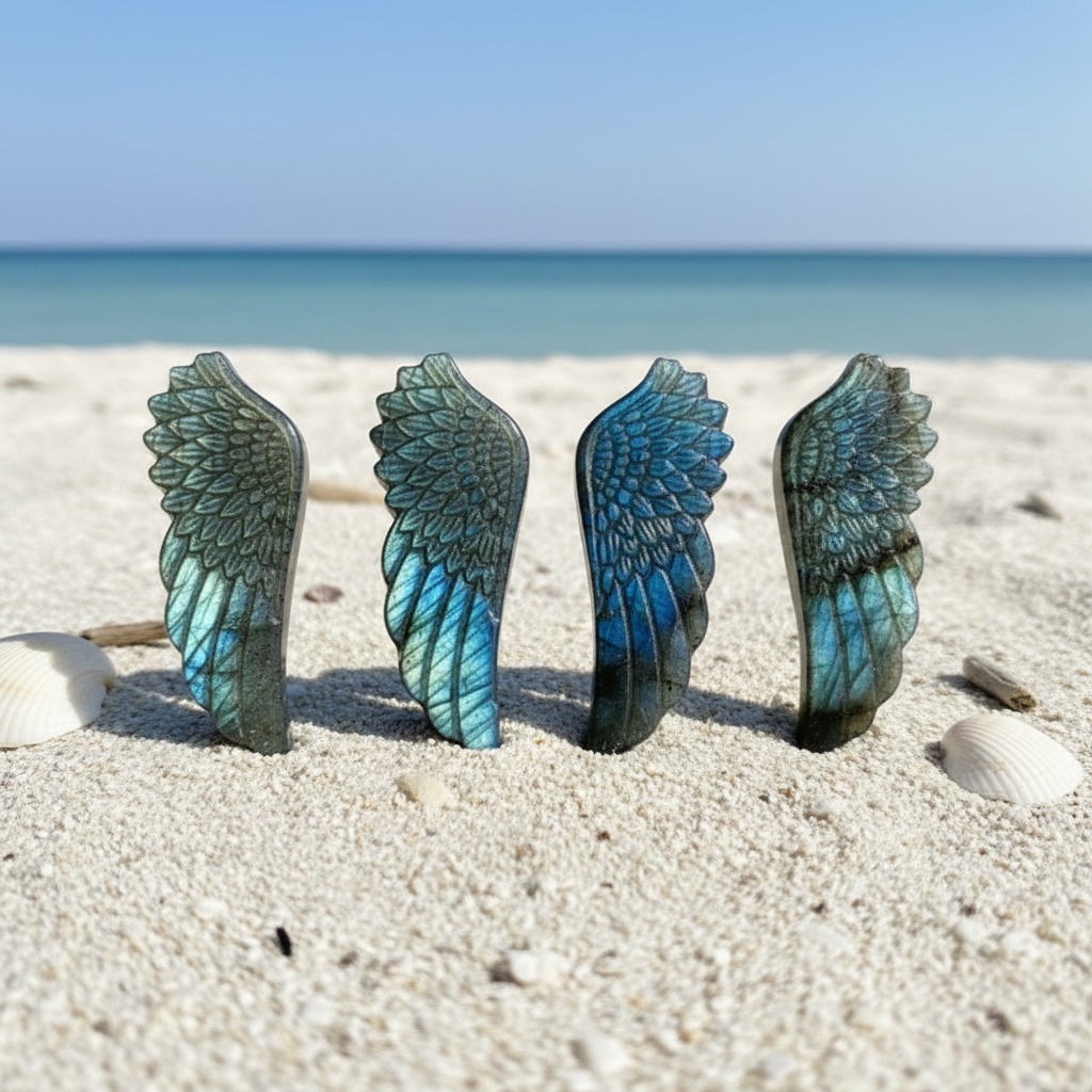 A labradorite wing carving, an - Office Furniture In China recension och pris
