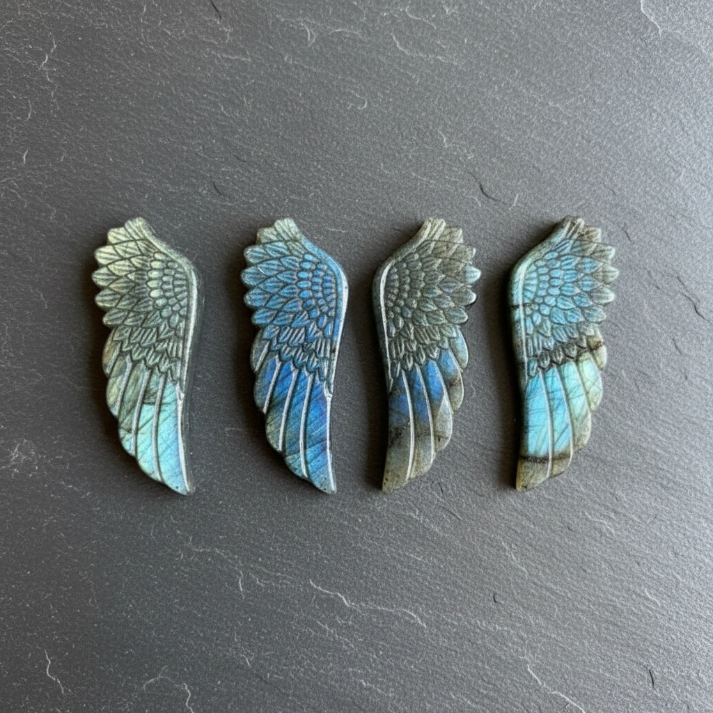 A labradorite wing carving, an - Office Furniture In China recension och pris
