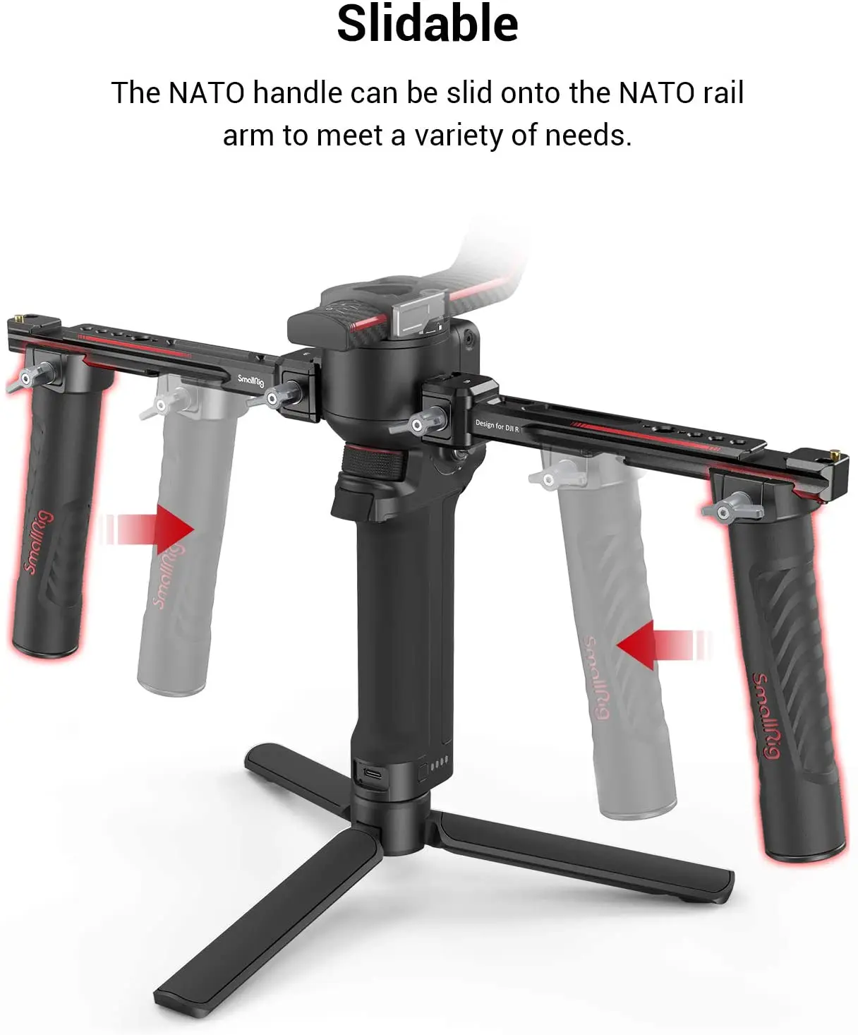 SmallRig 3027 Adjustable Dual  - Adjustable Monitor Mount recension och pris