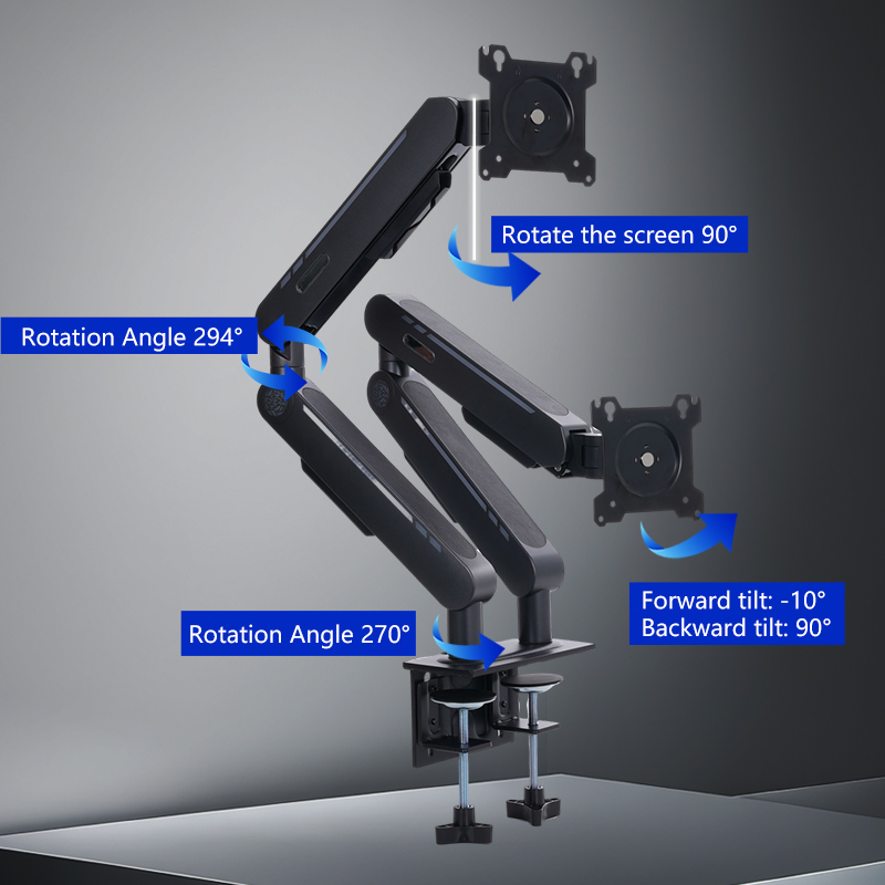 New Arrival Gas Spring Desk Mo - Adjustable Monitor Mount recension och pris