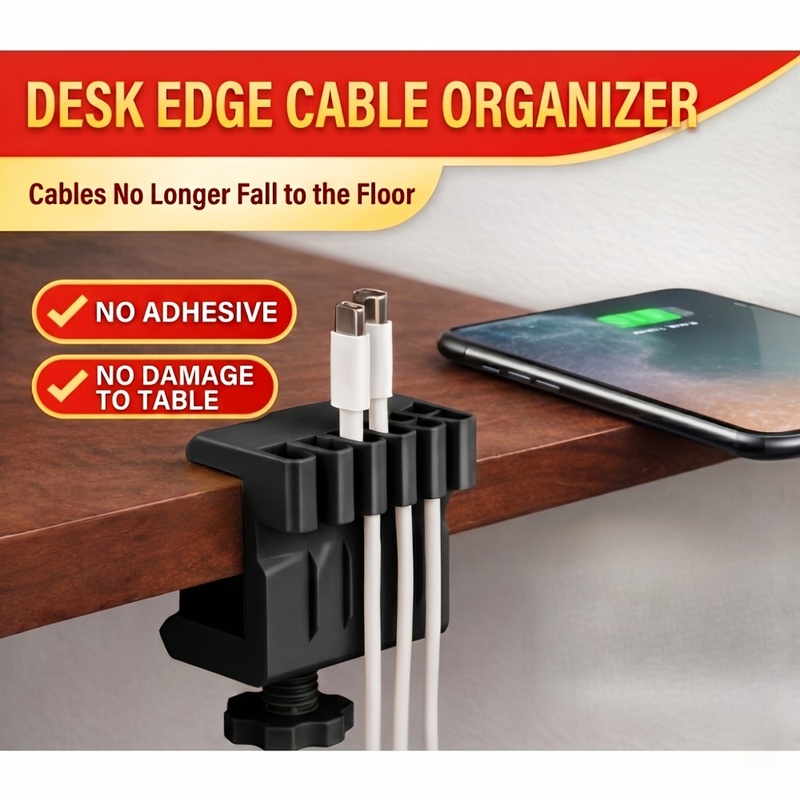 3 desktop cable manager clips  - Office Furniture Layout recension och pris