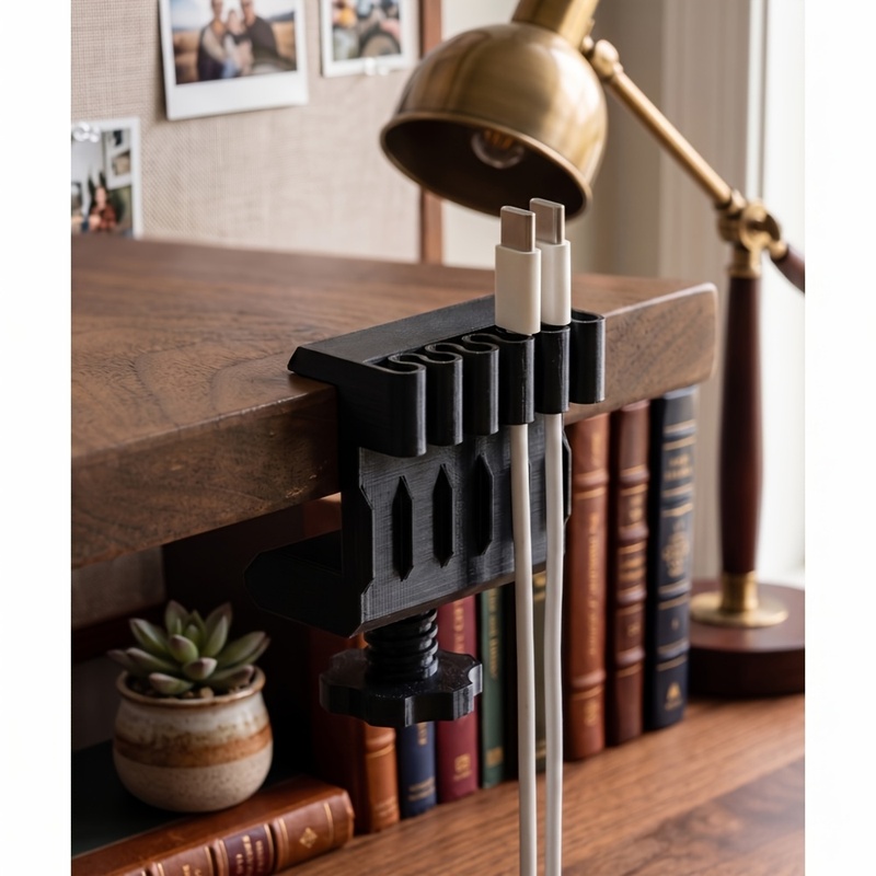 3 desktop cable manager clips  - Office Furniture Layout recension och pris