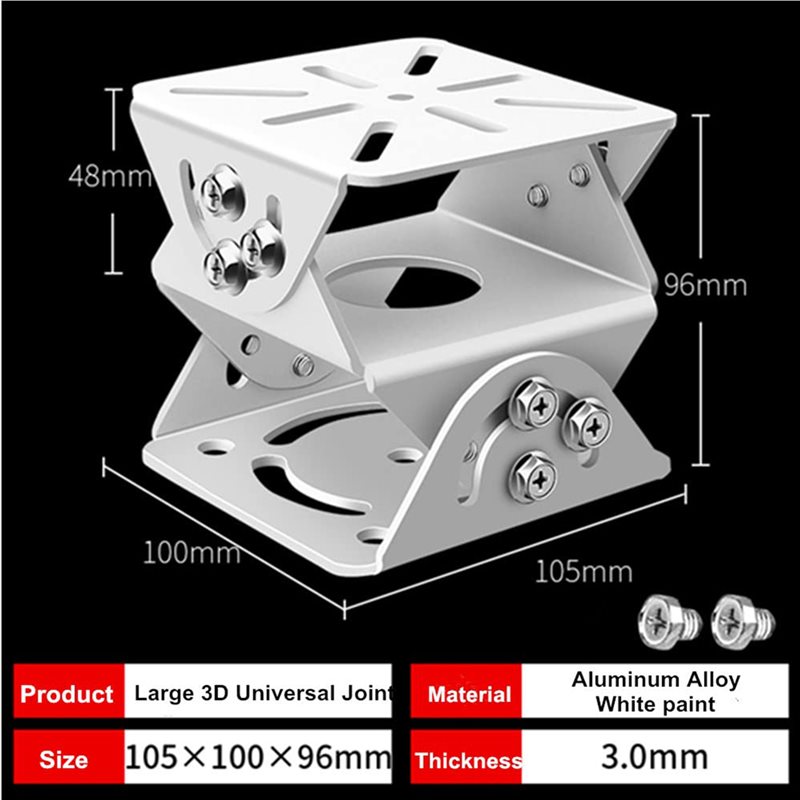2X 3-Axis Adjustable Surveilla - Adjustable Monitor Mount recension och pris
