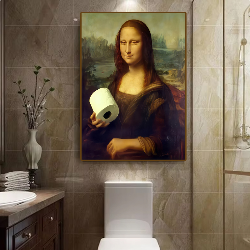 1pc Funny Abstract Bathroom To - Office Furniture Layout recension och pris