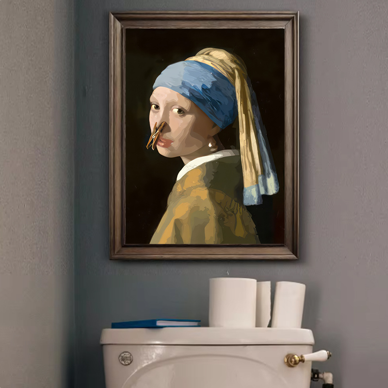 1pc Funny Abstract Bathroom To - Office Furniture Layout recension och pris