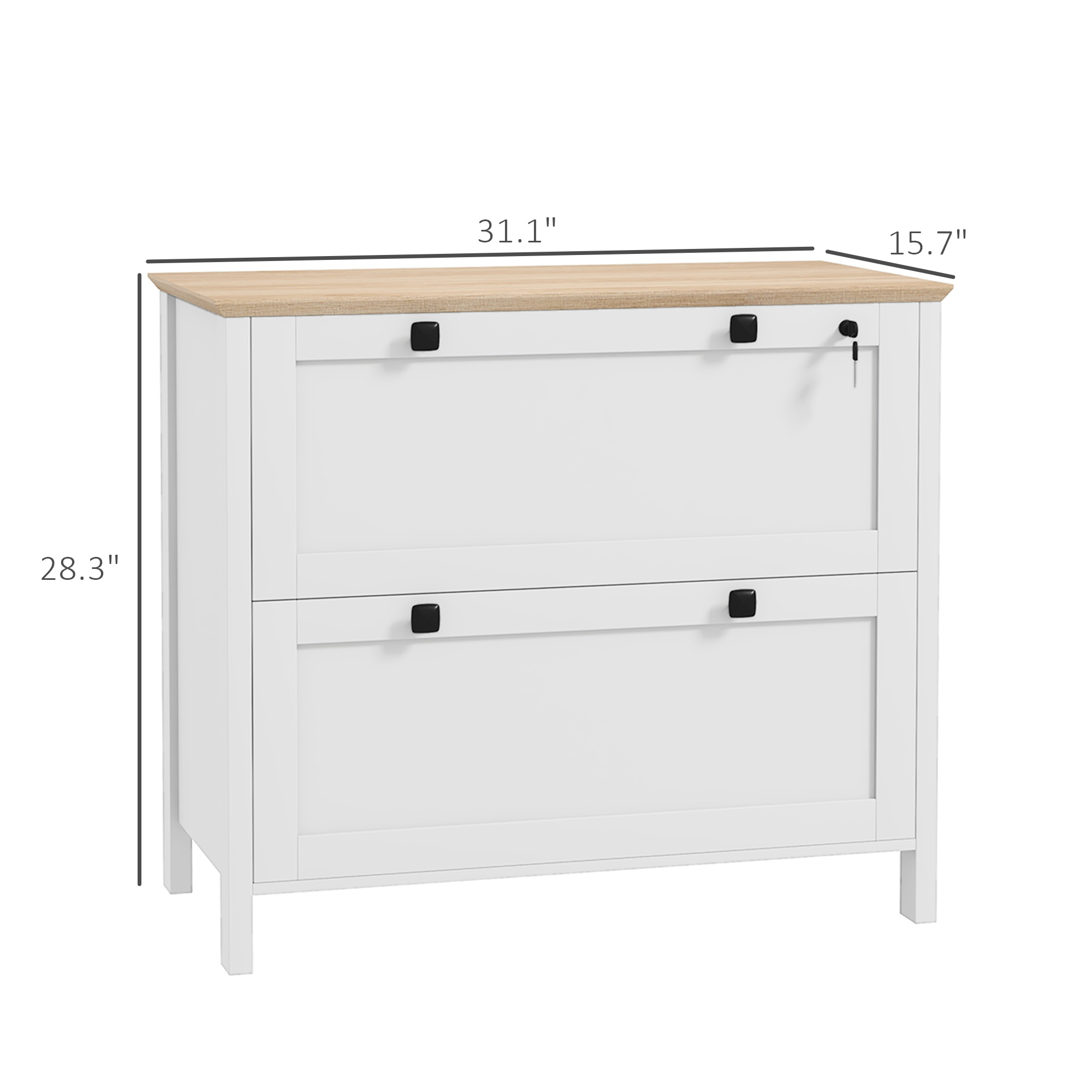 2 Drawer File Cabinet with Loc - Office Furniture Filing Cabinets recension och pris