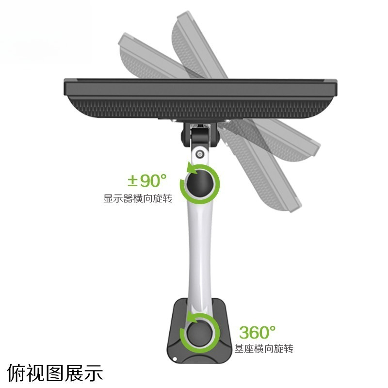Full Motion Monitor Desk Mount - Adjustable Monitor Mount recension och pris